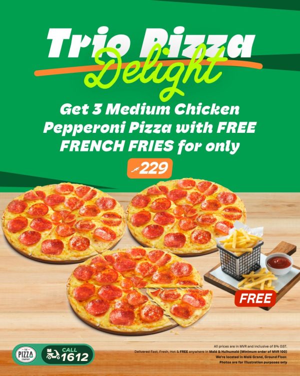 ☆ Trio Pizza Delight ☆ Limited Time Offer ☆